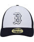 Фото #2 товара Men's White, Navy Boston Red Sox 2023 On-Field Batting Practice Low Profile 59FIFTY Fitted Hat