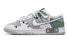 【定制球鞋】 Nike Dunk Low SE 高街 复古 绿色小熊 低帮 板鞋 GS 白绿灰 / Кроссовки Nike Dunk Low DQ0380-001