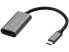 Фото #1 товара SANDBERG USB-C to DisplayPort Link, USB Type-C, DisplayPort, Male, Female, Grey, Windows 10, Windows 7, Windows 8