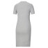 Фото #2 товара Puma Essential Monarch Logo Short Sleeve T-Shirt Dress Womens Grey Casual 676169
