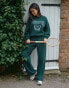 4th & Reckless Forrest sweatshirt in green grün, XL - EU 40 - фото #2