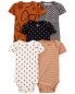 Фото #2 товара Baby 5-Pack Short-Sleeve Bodysuits NB