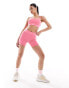 Adidas Performance hyper glam shorts in pink Pink Fusion / Bliss Pink, S - фото #1