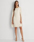 Фото #1 товара Коктейльное платье женское Lauren Ralph Lauren с платьем Slim-Fit Georgette Cape-Overlay
