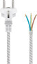 Фото #1 товара Goobay GB 50504 - Netzkabel Schutzkontaktstecker 3 m Textilleitung offenes - Cable - Current/Power Supply