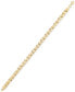 ფოტო #1 პროდუქტის Heart Link Bracelet in 10k Gold