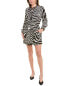 Фото #1 товара The Kooples Zebra Mini Dress Women's