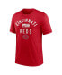 ფოტო #3 პროდუქტის Men's Heather Red Cincinnati Reds 2022 Field of Dreams Lockup Tri-Blend T-shirt