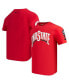 Фото #1 товара Men's Scarlet Distressed Ohio State Buckeyes Classic T-Shirt