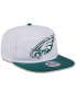 ფოტო #3 პროდუქტის Men's White/Green Philadelphia Eagles 2024 NFL Training Camp Golfer Snapback Hat