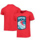 Big Girls Red Team USA Mountain Skiing T-shirt Красный, L - фото #1