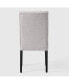 Фото #4 товара Upholstered Button Tufted Dining Side Chair