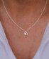 ფოტო #2 პროდუქტის Cubic Zirconia Butterfly and Heart Necklace (1/20 ct. t.w.) in Sterling Silver