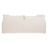 Sofabed 200 x 94 x 86 cm Synthetic Fabric Cream