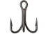 Фото #1 товара VMC 9626 BN 4X SHORT SHANK TREBLE HOOK--BLACK NICKEL--100 PACK-PICK YOUR SIZE