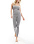 ASOS DESIGN mix & match pointelle pyjama cami in grey