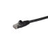 Фото #2 товара StarTech.com 3m CAT6 Ethernet Cable - Black CAT 6 Gigabit Ethernet Wire -650MHz 100W PoE RJ45 UTP Network/Patch Cord Snagless w/Strain Relief Fluke Tested/Wiring is UL Certified/TIA - 3 m - Cat6 - U/UTP (UTP) - RJ-45 - RJ-45
