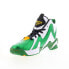 Фото #12 товара Reebok Hurrikaze II Mens Green Leather Lace Up Athletic Basketball Shoes