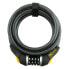 Фото #1 товара OnGuard Doberman Combo Cable Lock: 6' x 12mm, Gray/Black/Yellow