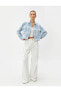 Фото #7 товара Жакет Koton Crop Tüvit с карманами и пуговицами в стиле жемчуга