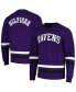Фото #1 товара Men's Purple, Black Baltimore Ravens Nolan Long Sleeve T-shirt