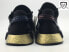 Фото #4 товара Adidas NMD V2 Core Black Gold Metallic Youth Size 7 Classic Running Shoes FW8048