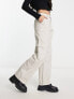 Фото #1 товара River Island straight cargo trouser in ecru