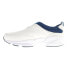 Propet Stability Slip On Walking Mens Blue, White Sneakers Athletic Shoes MAS00