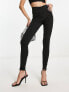 Фото #7 товара adidas Originals three stripe leggings in black