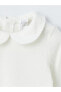 LCW baby Bebe Yaka Uzun Kollu Kız Bebek Elbise ve Bluz 2'li