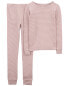 Фото #2 товара Kid 2-Piece Striped PurelySoft Pajamas 7