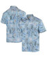 Фото #3 товара Men's Light Blue Kentucky Wildcats Vintage-Like Floral Button-Up Shirt