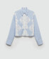 Women's Embroidery Striped Shirt