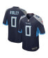 Men's Calvin Ridley Navy Tennessee Titans Game Player Jersey