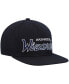 Men's Black Washington Wizards Hardwood Classics Script 2.0 Snapback Hat