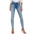 Фото #1 товара ONLY Blush Life Mid Waist Skinny Raw Ankle DT jeans