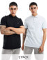 Фото #1 товара AllSaints Reform 2-pack short sleeve polo top in multi