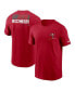 Фото #1 товара Men's Red Tampa Bay Buccaneers Team Incline T-shirt