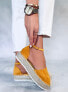 Фото #2 товара Женские эспадрильи желтого цвета, модель 2138, бренд obuwie damskie