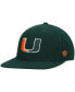Men's Green Miami Hurricanes Team Color Fitted Hat