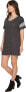 Alternative 247727 Womens Powder Shift Dress Eco Black/Eco Grey Size Medium