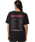 Фото #2 товара Women's The Oversized Guns N Roses T-shirt
