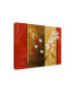 Фото #2 товара Pablo Esteban Flowers Bouquet on Panels 2 Canvas Art - 36.5" x 48"