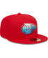 Фото #4 товара Men's Red Kansas City Chiefs Gradient 59FIFTY Fitted Hat