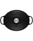 Фото #3 товара 6.75-Qt. Signature Enameled Cast Iron Oval Dutch Oven