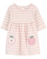 Фото #2 товара Baby Striped Apple Dress NB