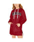 Фото #1 товара Women's Crimson Alabama Crimson Tide Take a Knee Raglan Hooded Sweatshirt Dress