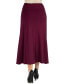 Women's Elastic Waist Maxi Skirt