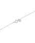 ფოტო #3 პროდუქტის Cubic Zirconia Dolphin Pendant Necklace in Sterling Silver, 16" + 2" extender, Created for Macy's