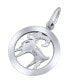 Silver pendant zodiac sign Capricorn - round SILVEGOB10283S01